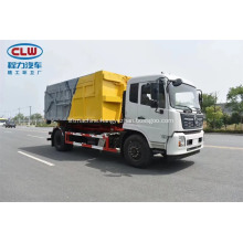 Dongfeng 4X2 15cbm Hook Lift Garbage Truck